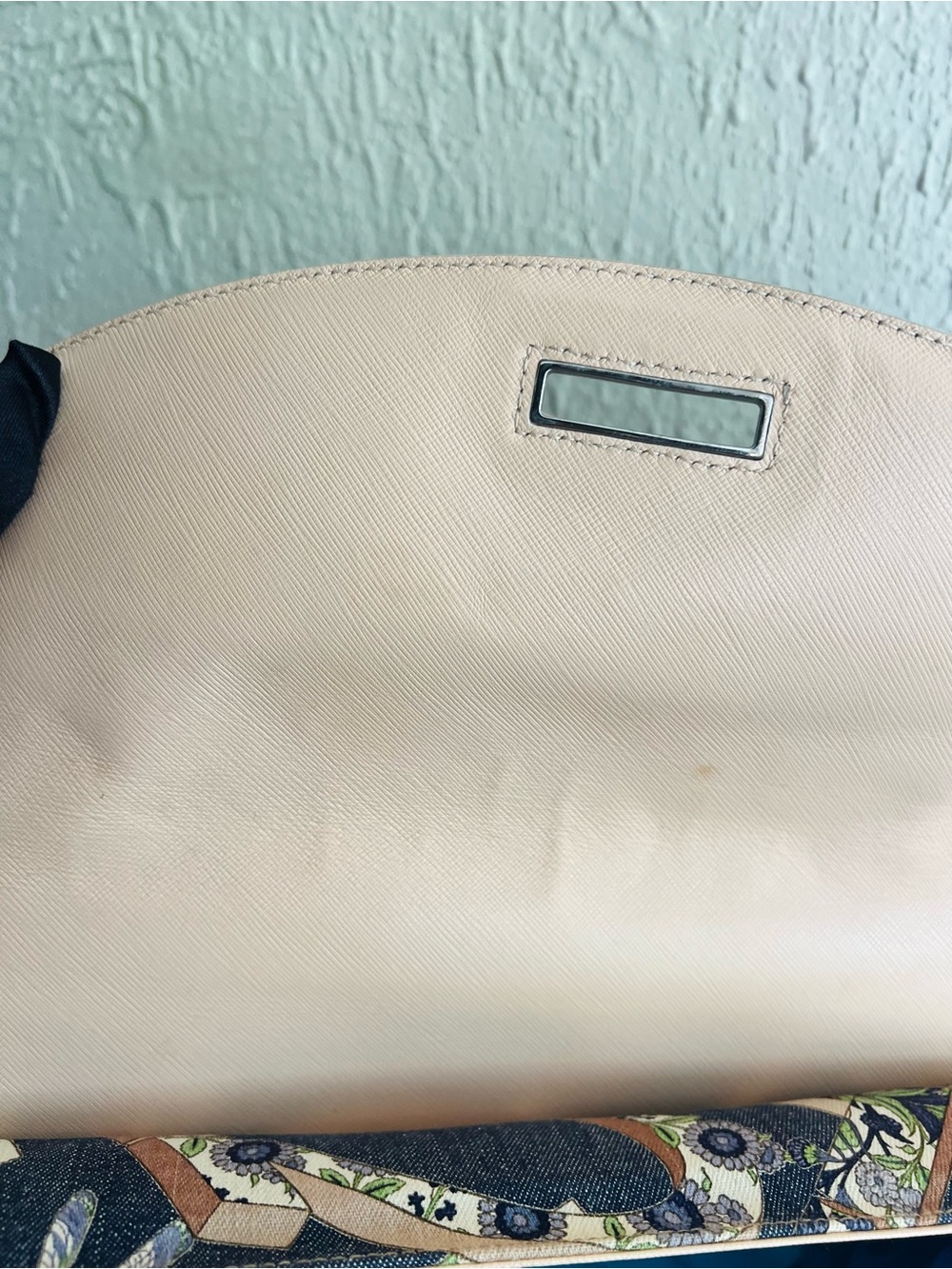 Salvatore Ferragamo Gancini Denim Bag - Picture 14 of 15